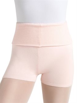 Rosa strik balletshorts til teen og damer Capezio