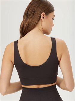 Drop of Mindfulness seamless top i mørk brun