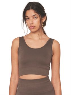 Moonchild crop top i brun