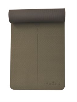 Moonchild let TPE active yogamåtte for begyndere - olive