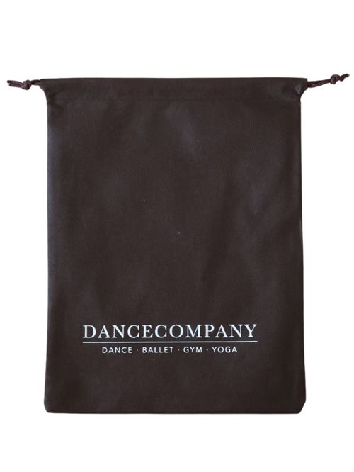 Dancecompany mørkebrun skopose med logo