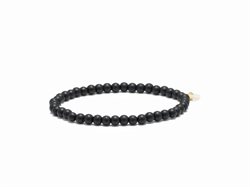 SOÏ armbånd 4mm - blackstone