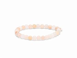 SOÏ armbånd 6mm - rosa jade